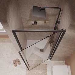 Niagara Душевая дверь в нишу Nova 100x195 NG-85-10AB – фотография-6